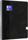 Oxford touch - schrijfblok - a4 - geruit - 140 pagina's - 90g - soft cover - zwart
