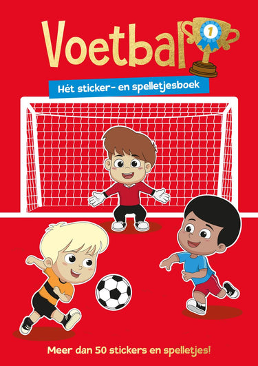 Rebo productions voetbal sticker- en activiteitenboek
