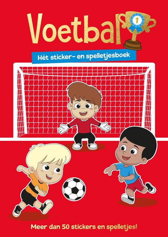Rebo productions voetbal sticker- en activiteitenboek
