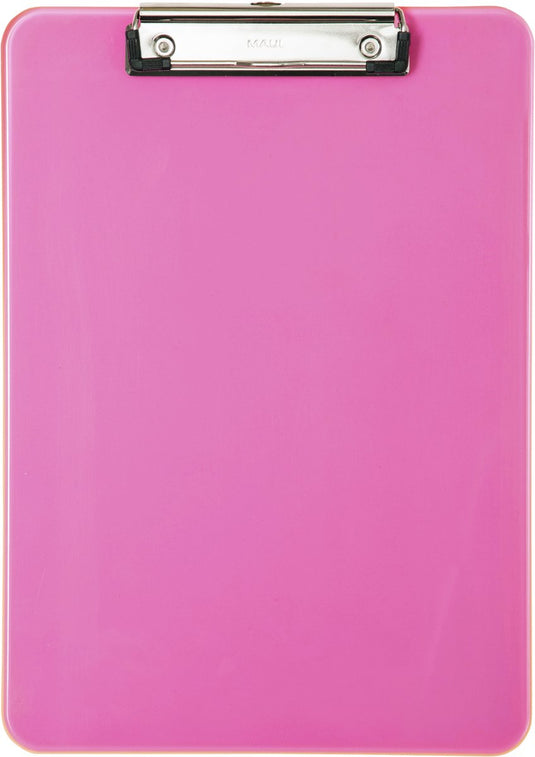 Maul klembord a4 staand kunststof neon roze