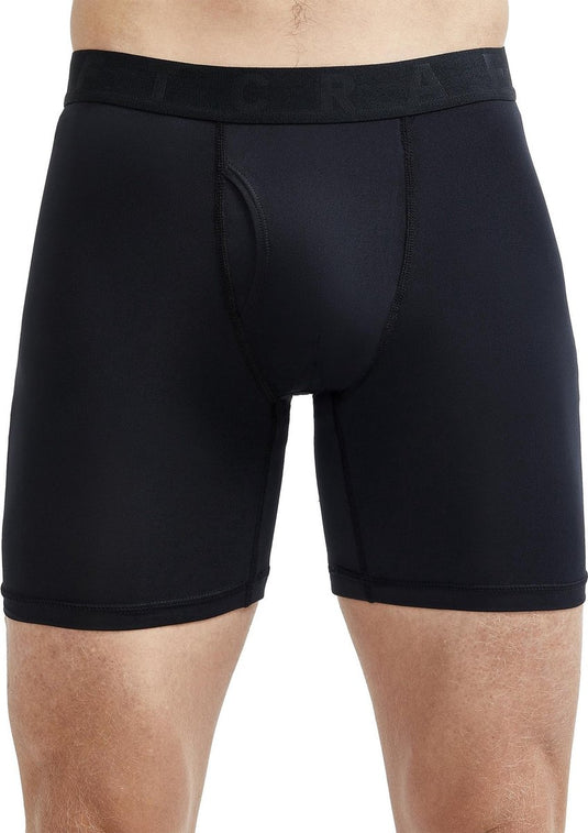 Craft active boxer 6-inch m heren sportonderbroek - zwart