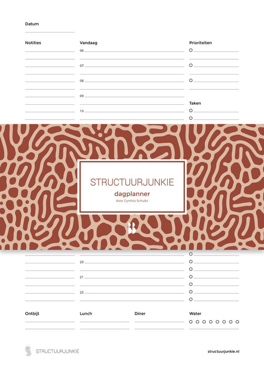 Structuurjunkie de dagplanner - ongedateerd
