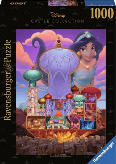 Ravensburger puzzel disney castles jasmine - 1000 stukjes cartoon.