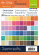 Florence karton - assortiment - a4 - linnen structuur - 216g - 60 vellen