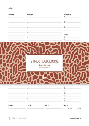 Structuurjunkie de dagplanner - ongedateerd