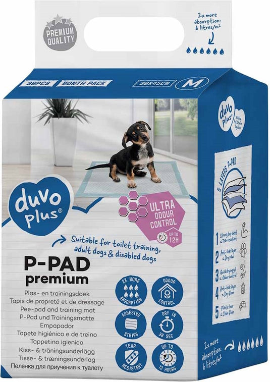 Duvo + p-pad premium geur controle 30 stuks l - 45x60cm