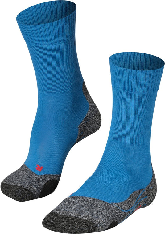 Falke tk2 anti-blaar dik wol functioneel materiaal wandelsokken heren blauw - maat 39-41