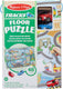 Melissa doug – vloerpuzzel – race rond de wereld incl. 2 opwindbare auto’s