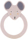 Trixie natuurlijk rubber ronde bijtring - mrs. mouse