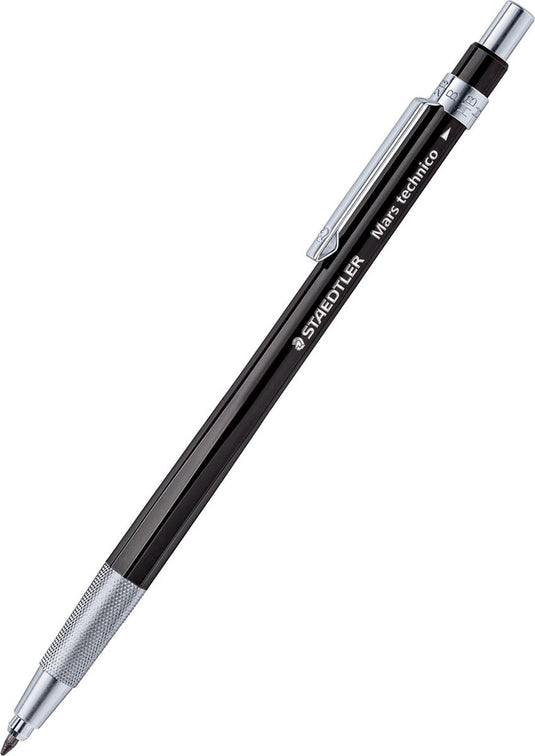 Staedtler vulpotlood mars technico 2 mm, zwarte houder