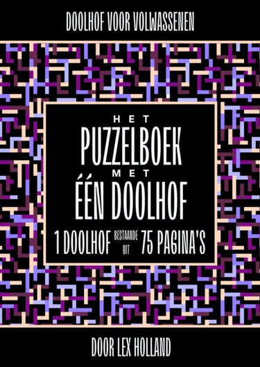Doolhof voor volwassenen - het puzzelboek met eén