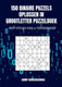Merkloos sans marque 150 binaire puzzels oplossen in grootletter puzzelboek