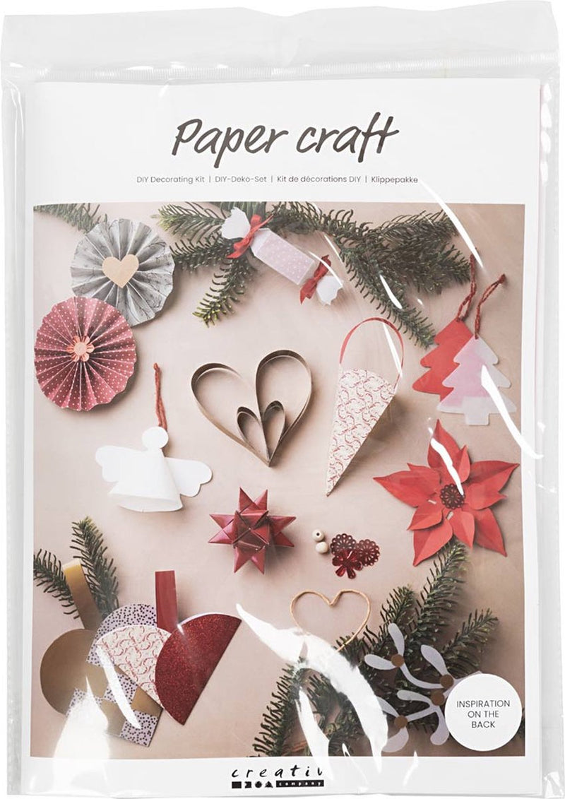 Load image into Gallery viewer, Creativ company http: www.cchobby.nl knippakket-kerstmis-naturel-rood-wit-1-doos
