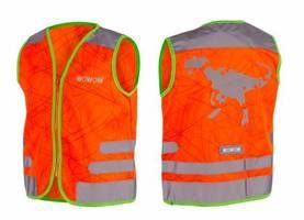 Wowow reflectievest kids nutty jacket maat xs oranje