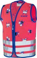 Wowow reflectievest kids goyo jacket maat s roze