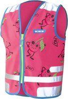 Wowow reflectievest kids comic veggie maat s roze
