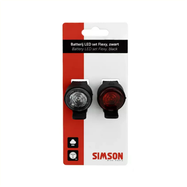 Simson Batterij LED set Flexy zwart