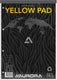Aurora schrijfblok - yellow pad - recycled - a4 - geel - 80g - gelinieerd - 80 vel