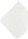 Meyco baby ruffle badcape - offwhite - 80x80cm