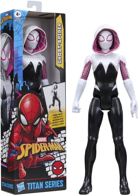 Marvel spiderman ghost spider titan hero speelfiguur