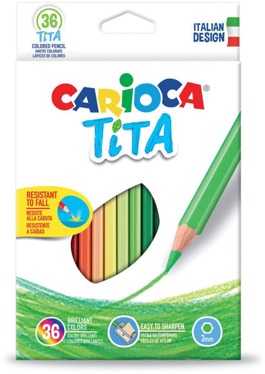 Carioca kleurpotlood tita | 36 stuks in een kartonnen etui