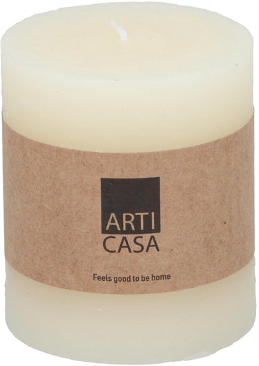 Arti casa stompkaars ø7 x 8 cm - 30 branduren - wit