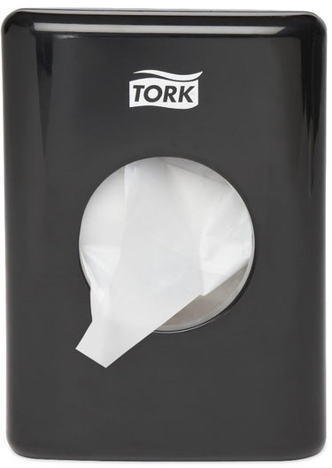 Tork 566008 dispenser damesverbandzakjes zwart 36x140x100 mm per stuk (566008)