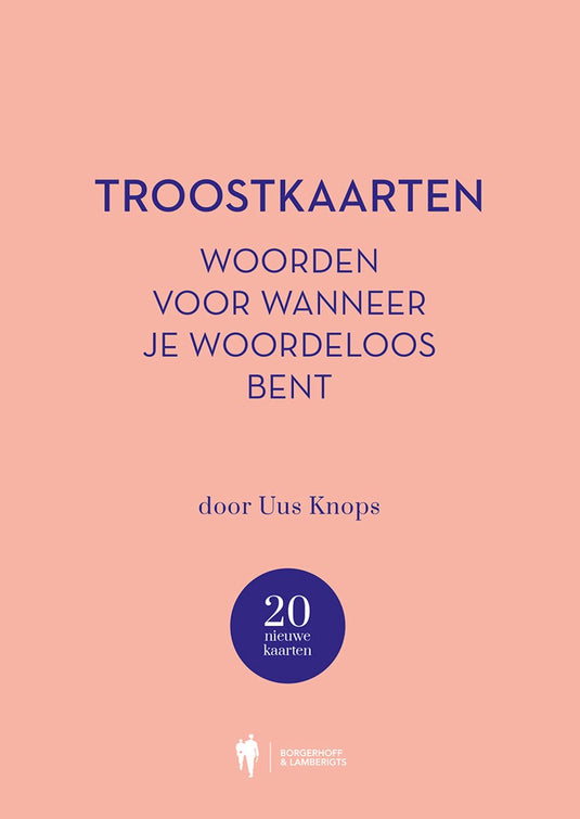 Merkloos sans marque troostkaarten – set van 20 – voor overlijden, ziekte en andere tegenslagen