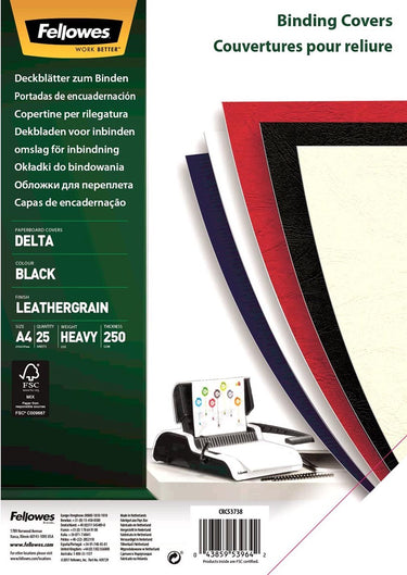 Fellowes inbindkaft 5373802 papier zwart