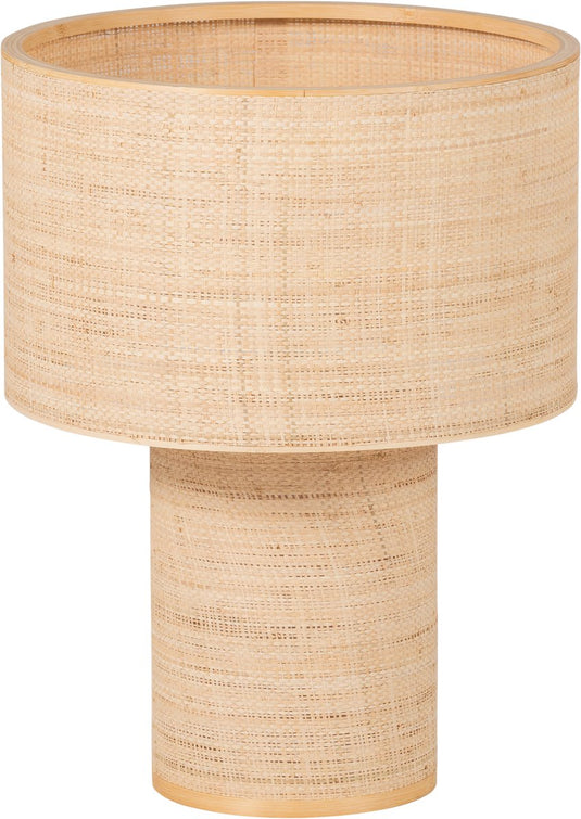 Woood syro tafellamp ø 42 cm - raffia - naturel - 55x42x42