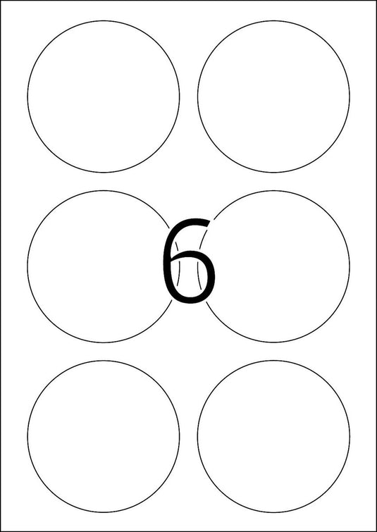 Herma 5068 etiketten movables a4 ø85 rond