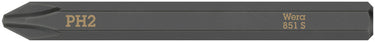 Wera 851 s phillips kruiskopbits voor slagschroevendraaier, ph 2 x 70 mm - 05018161001