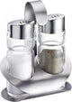 Westmark peper-en-zoutstel, 3-delig, inhoud: elk 40 ml, roestvrij staal glas, wien, zilver doorzichtig, 65022260