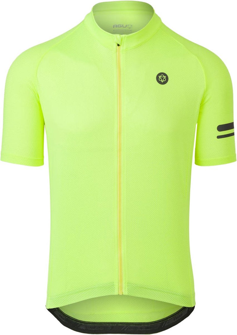Load image into Gallery viewer, Agu core fietsshirt ss essential heren yellow neon
