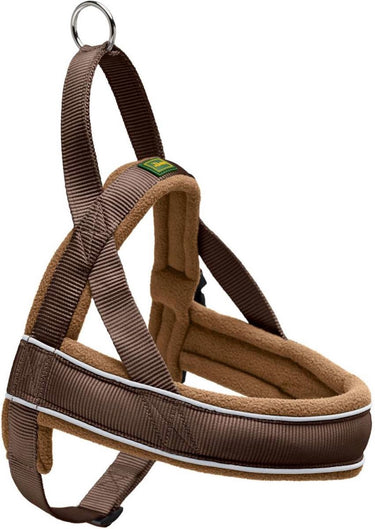 Hunter harnas norweger racing nylon bruin cognac