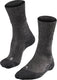 Falke tk1 wool anti-blaar dik wol functioneel materiaal wandelsokken heren grijs - maat 39-41