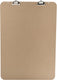Creativ company klembord xl - bord met 2 papierklemmen - houten bord met metalen klemmen - poster bord met clips - a2, a3 - afm. 52x74x0,5cm - creotime - 1 stuk