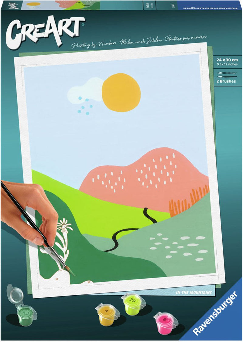 Load image into Gallery viewer, Ravensburger in the mountains - schilderen op nummer voor volwassenen
