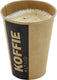 Conpax beker uit karton (altijd koffie) | 300 ml | diameter 90 mm | pak van 50 stuks