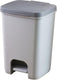 Curver essentials pedaalemmer - 20 liter - zilver antraciet