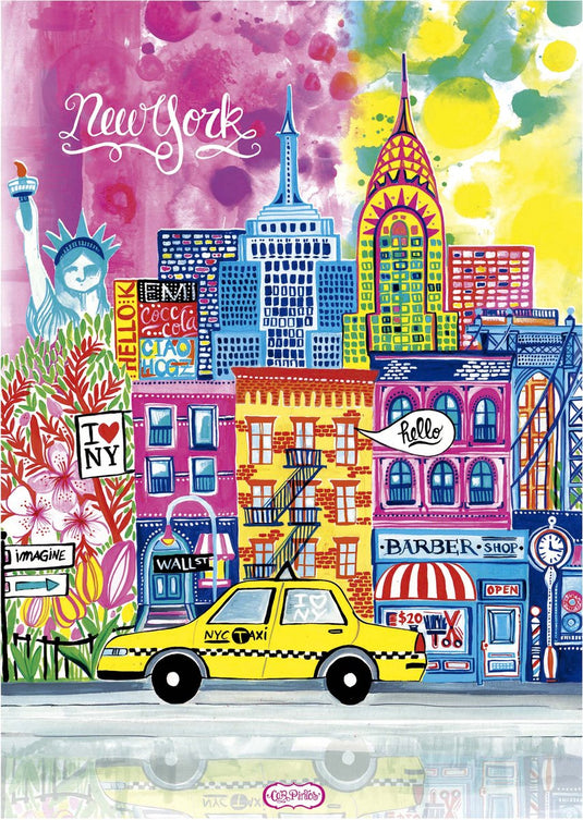 Educa legpuzzel new york car pintos 1000 stukjes volwassenen.