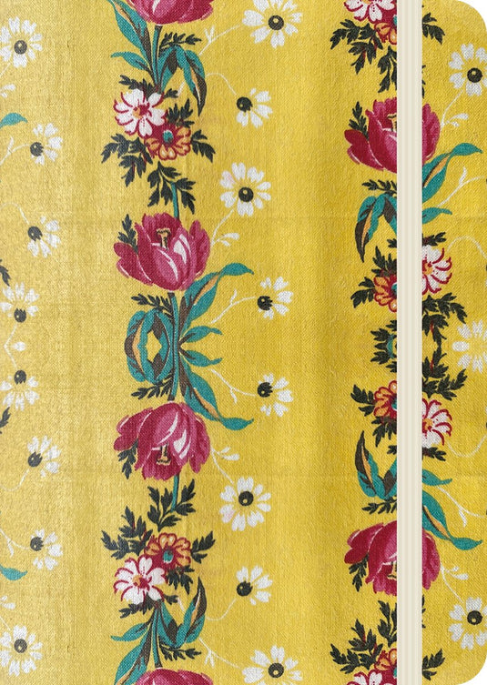 Uitgeverij karmijn carmyne's journal a5 tomoe river notitieboek - yellow flowers