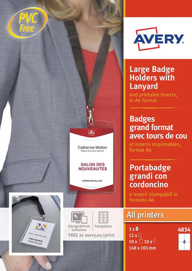 Avery naambadge zweckform 4834