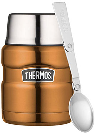 Thermos king voedseldrager - 47 cl - koperkleurig