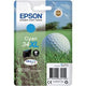 Inktcartridge epson 34xl cyaan