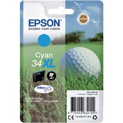 Inktcartridge epson 34xl cyaan
