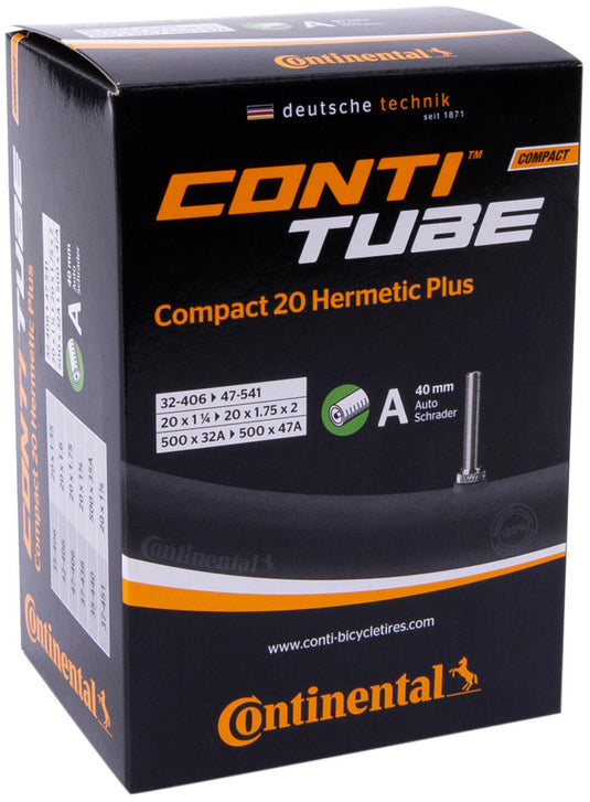 Continental binnenband compact 20 hermetic plus , versterkt tube conti compact 20 herm.plus av 40mm