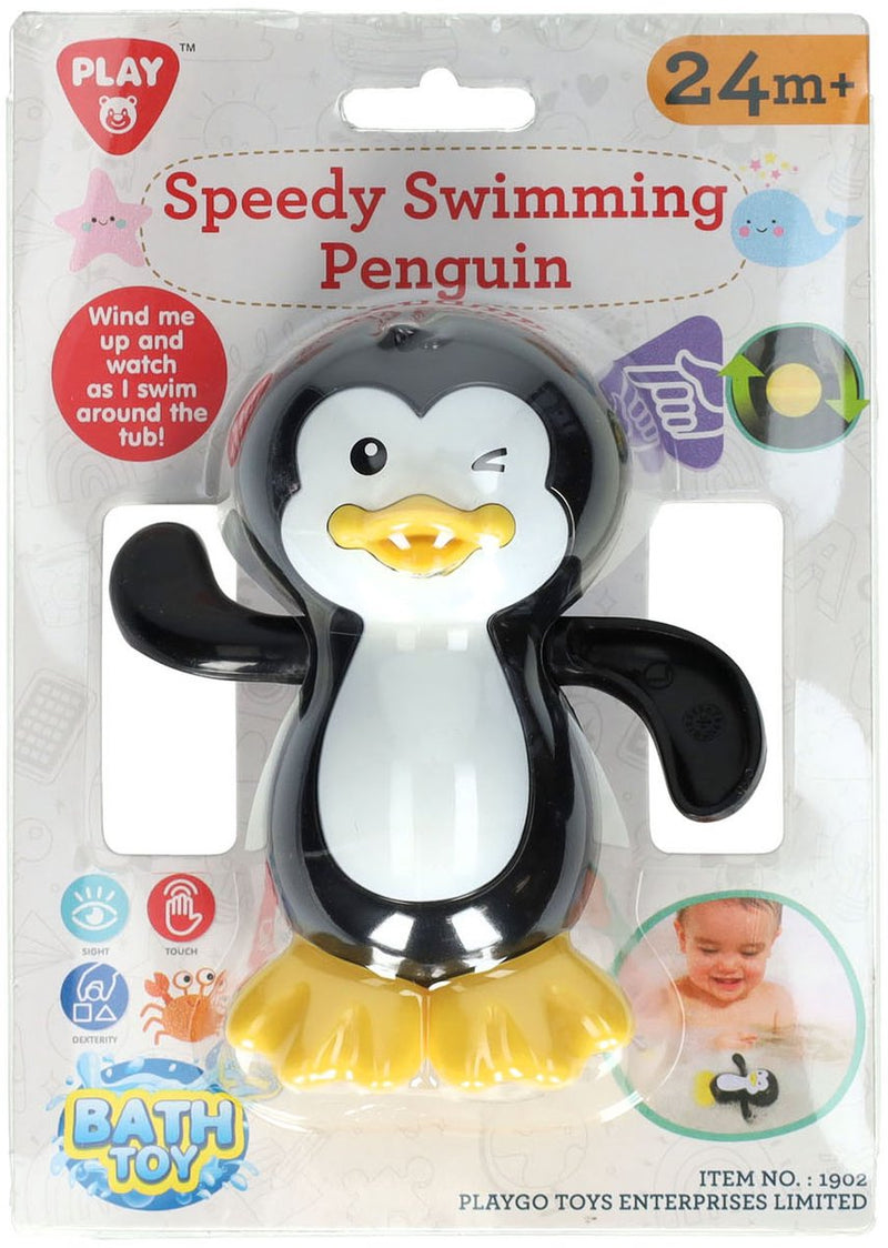 Load image into Gallery viewer, Playgo badspeelgoed speedy zwemmende pinguin
