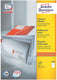 Avery universele etiketten, wit, 200,0 x 210,0 mm, permanent klevend