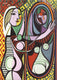 Eurographics - meisje voor een spiegel [jeune fille devant un miroir] - pablo picasso - 1000 stukjes 48×68cm (b×h) - fine art legpuzzel